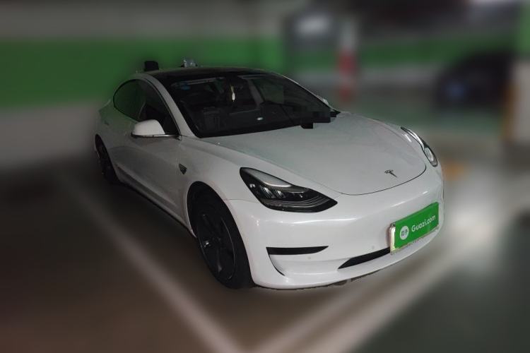 Used Tesla Model 3 2019 Standard Range Rear-Drive Upgraded Version Front Right 45 Deg