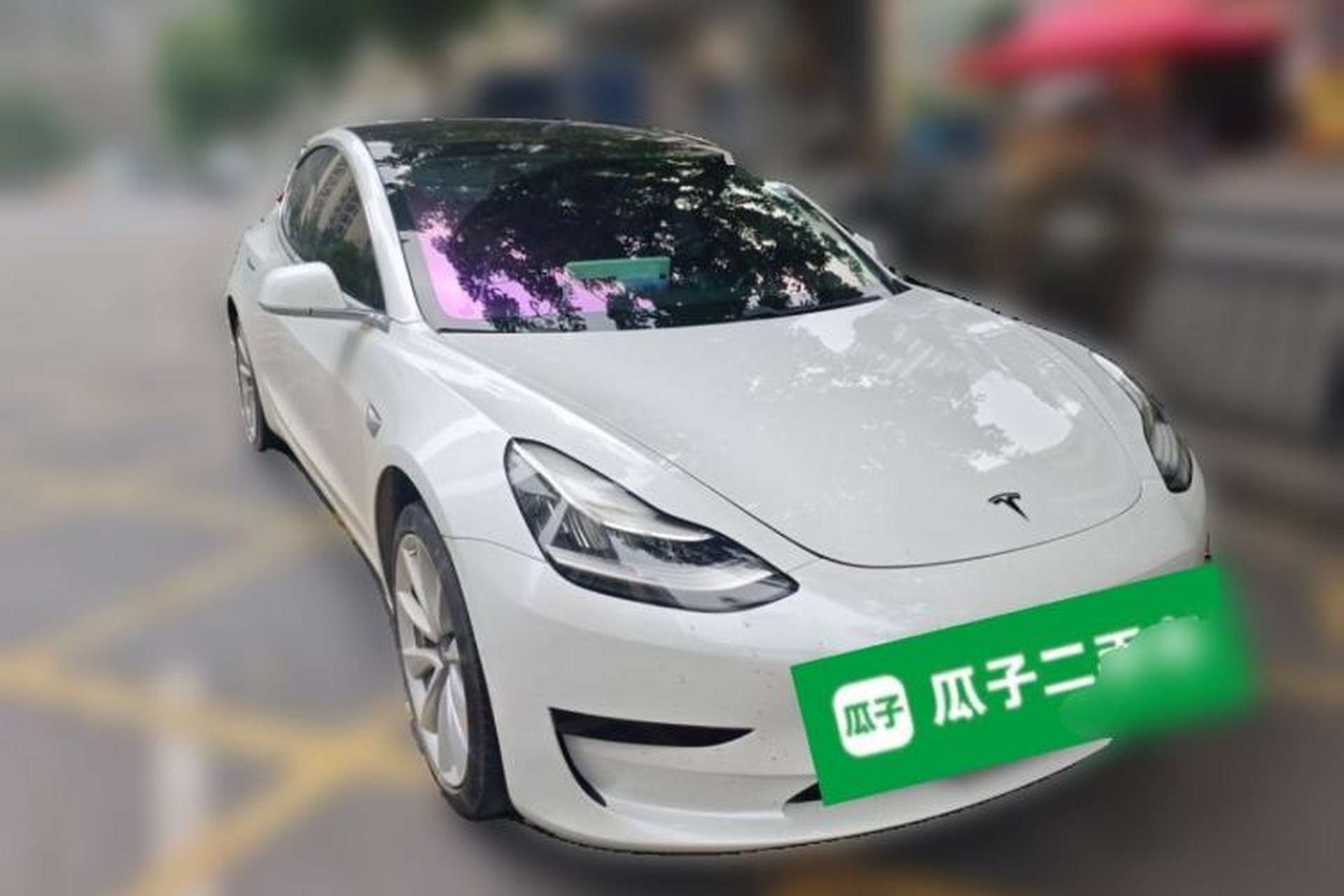 Used Tesla Model 3 2019 Standard Range Rear-Drive Upgraded Version Front Right 45 Deg