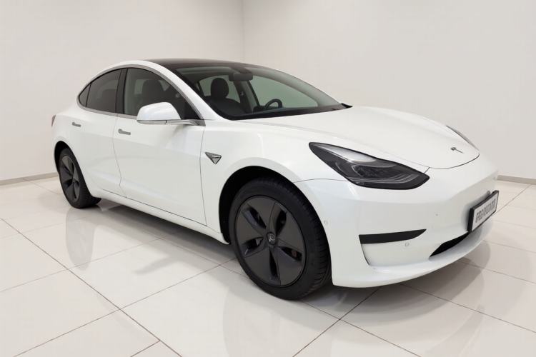 Used Tesla Model 3 2019 Standard Range Rear-Wheel Drive Upgraded Version (52 kWh) Front Right 45 Deg