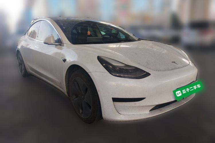 Used Tesla Model 3 2019 Standard Range Rear-Drive Upgraded Version Front Right 45 Deg