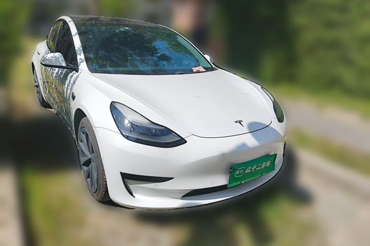 Used Tesla Model 3 2019 Standard Range Rear-Drive Upgraded Version Front Right 45 Deg