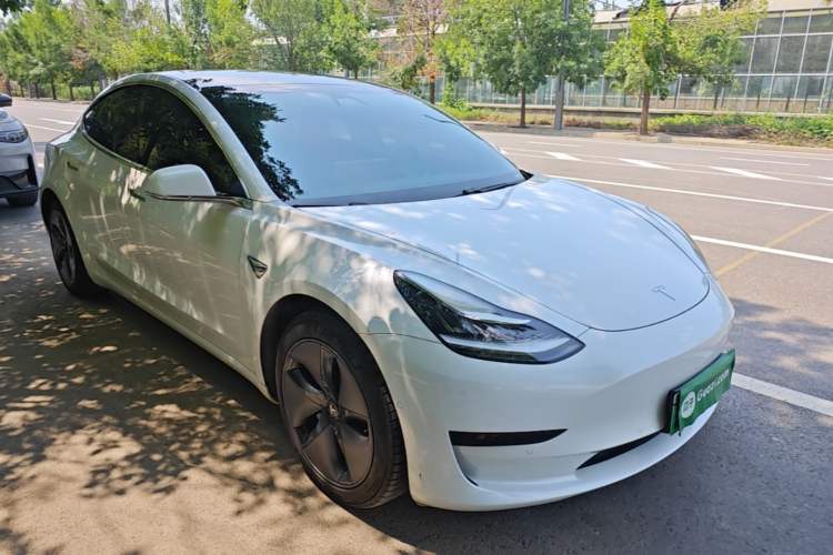 Used Tesla Model 3 2019 Standard Range Rear-Drive Upgraded Version Front Right 45 Deg