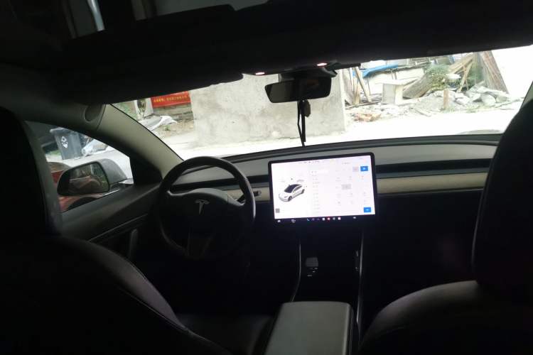 Used Tesla Model 3 2019 Long-Range Rear-Wheel-Drive Version Headliner
