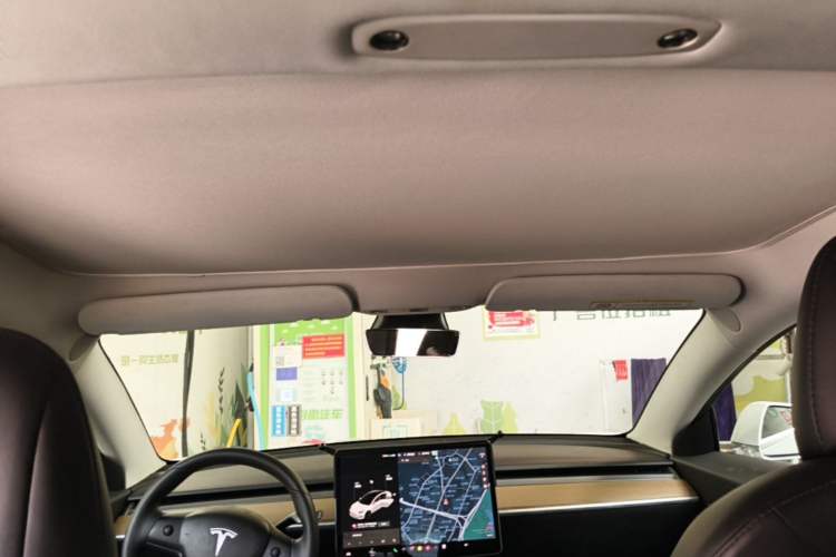Used Tesla Model 3 2019 Standard Range Rear-Wheel Drive Upgraded Version (52 kWh) Headliner