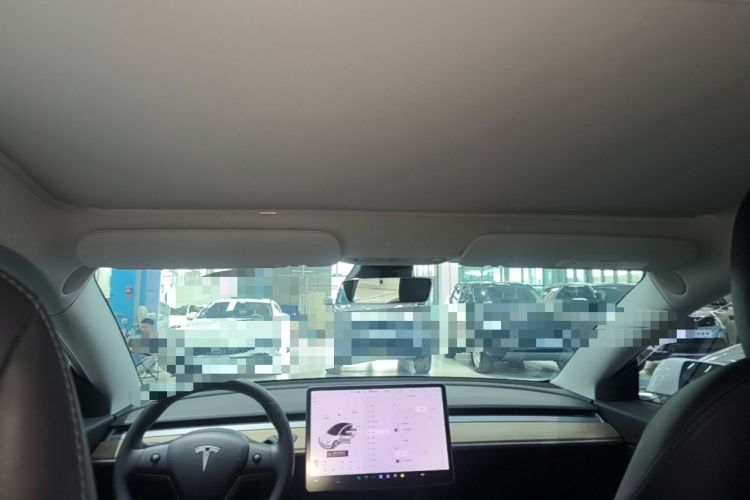 Used Tesla Model 3 2019 Long-Range All-Wheel-Drive Version Headliner