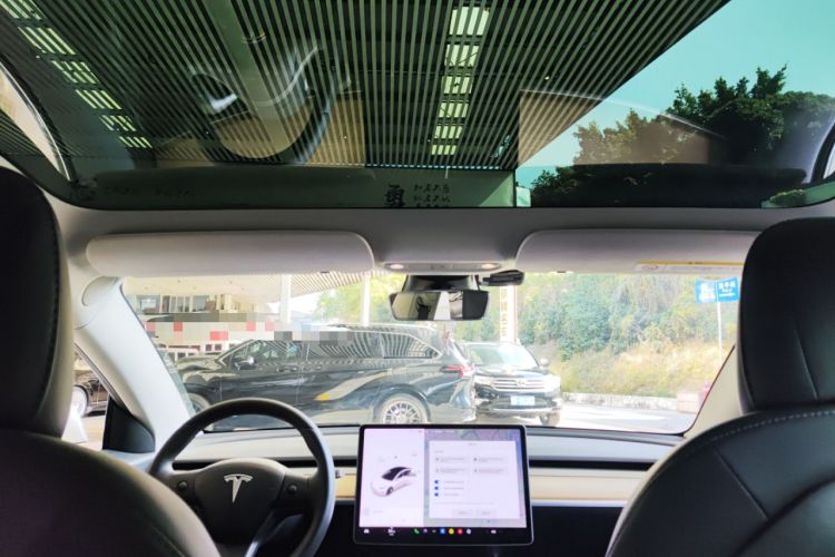 Used Tesla Model 3 2019 Standard Range Rear-Wheel Drive Upgraded Version (52 kWh) Headliner