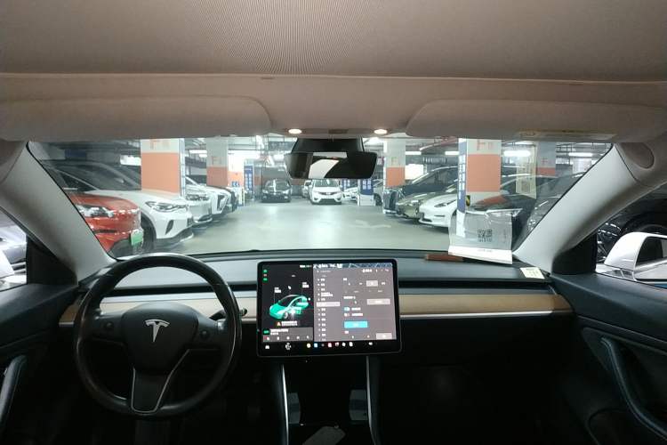 Used Tesla Model 3 2019 Long-Range Rear-Wheel-Drive Version Headliner