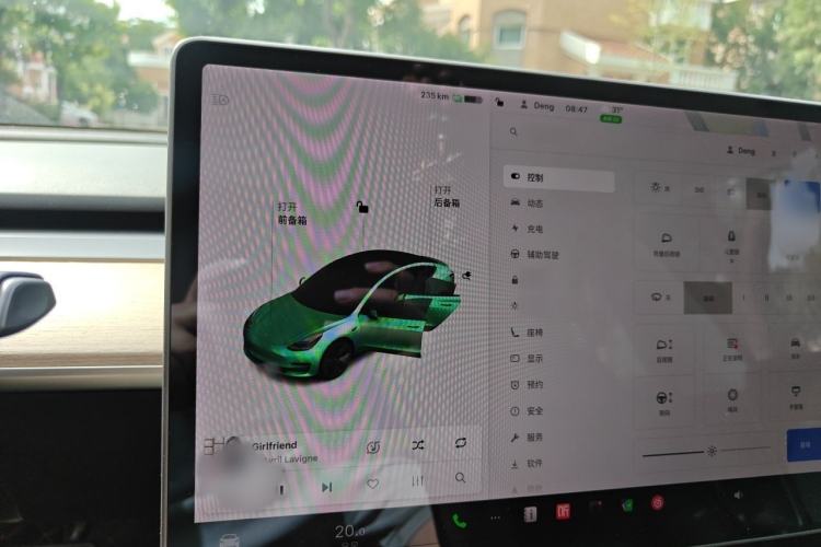 Used Tesla Model 3 2019 Standard Range Rear-Drive Upgraded Version Instrument Cluster