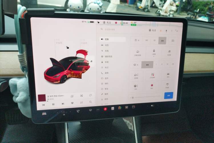 Used Tesla Model 3 2019 Long-Range Rear-Wheel-Drive Version Instrument Cluster
