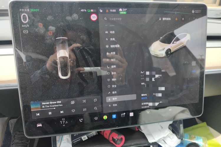 Used Tesla Model 3 2019 Long-Range All-Wheel-Drive Version Instrument Cluster