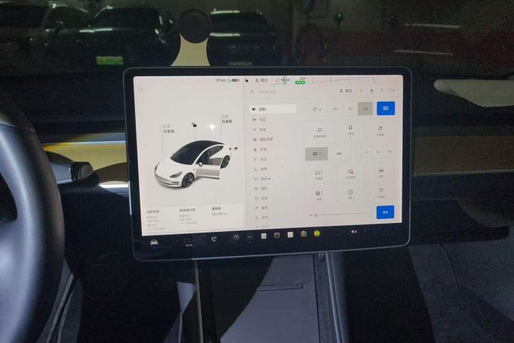 Used Tesla Model 3 2019 Long-Range All-Wheel-Drive Version Instrument Cluster