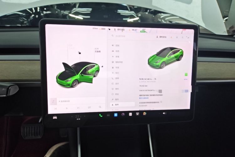 Used Tesla Model 3 2019 Long-Range Rear-Wheel-Drive Version Instrument Cluster