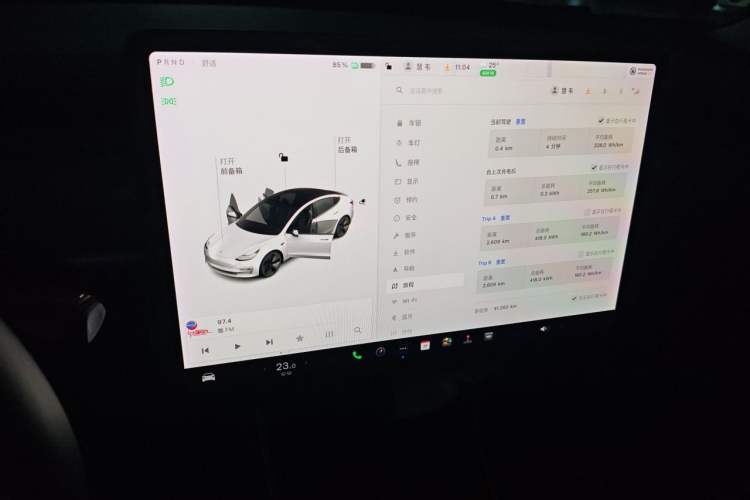 Used Tesla Model 3 2019 Standard Range Rear-Wheel Drive Upgraded Version (60 kWh) Instrument Cluster