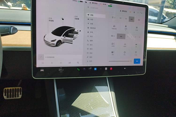 Used Tesla Model 3 2019 Standard Range Rear-Drive Upgraded Version Instrument Cluster