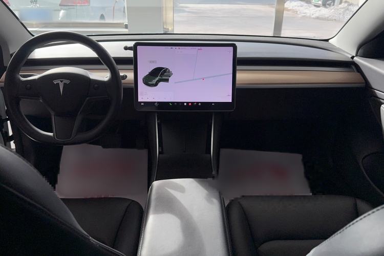 Used Tesla Model 3 2019 Long-Range All-Wheel-Drive Version Interior 3