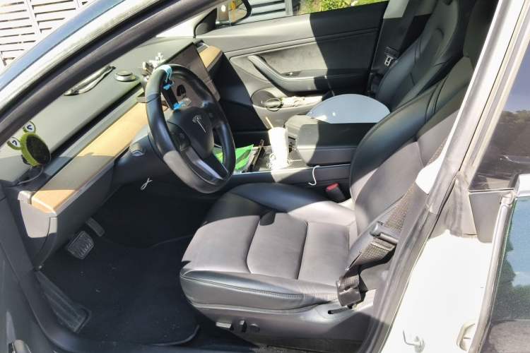 Used Tesla Model 3 2019 Long-Range Rear-Wheel-Drive Version Left Front Seat