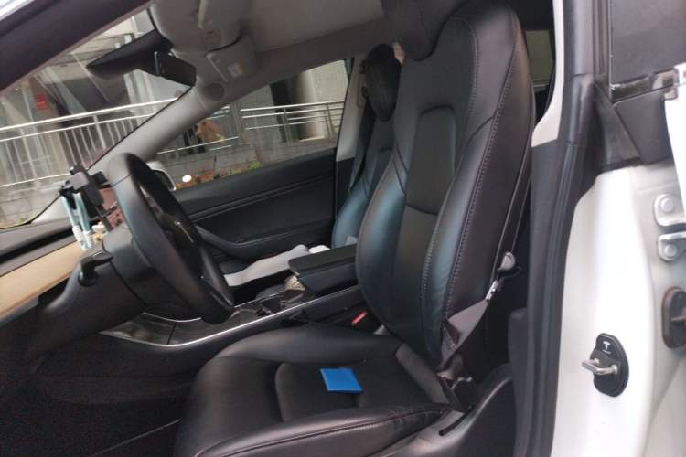 Used Tesla Model 3 2019 Long-Range Rear-Wheel-Drive Version Left Front Seat