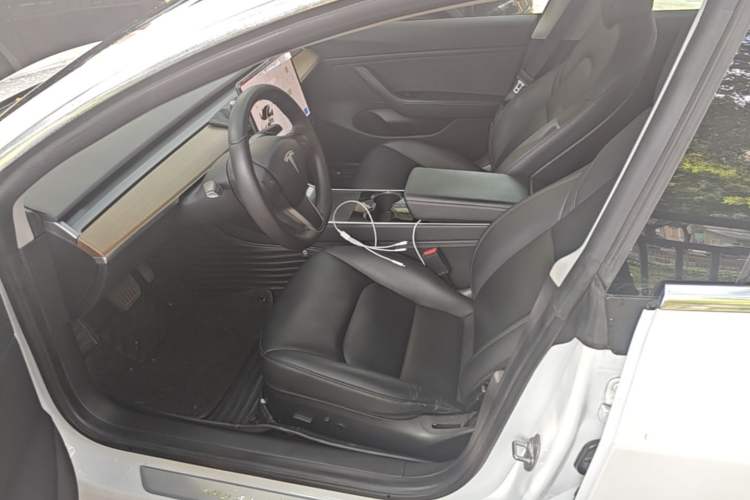 Used Tesla Model 3 2019 Long-Range Rear-Wheel-Drive Version Left Front Seat
