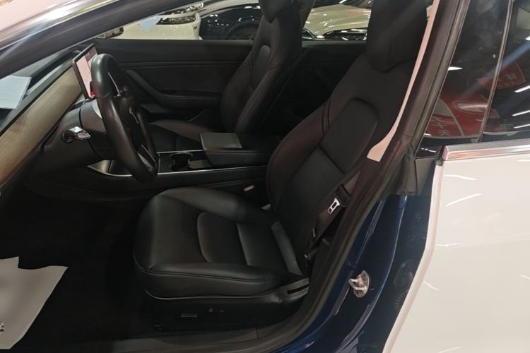 Used Tesla Model 3 2019 Long-Range Rear-Wheel-Drive Version Left Front Seat