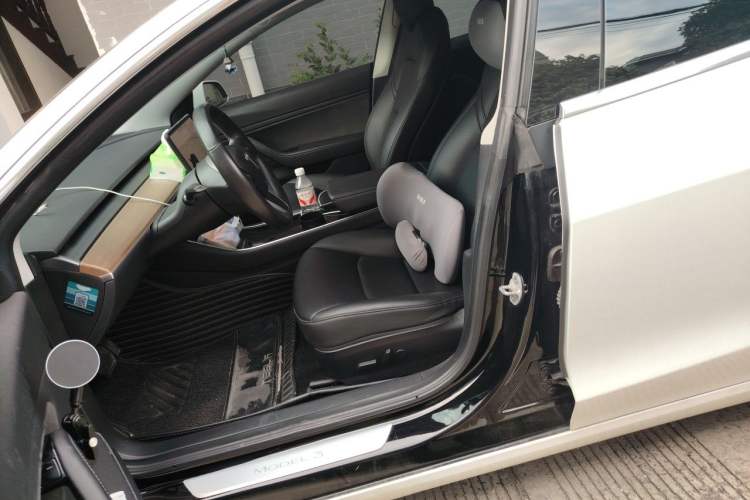 Used Tesla Model 3 2019 Long-Range All-Wheel-Drive Version Left Front Seat
