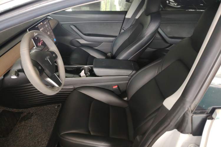 Used Tesla Model 3 2019 Long-Range All-Wheel-Drive Version Left Front Seat