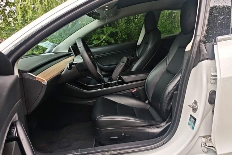 Used Tesla Model 3 2019 Long-Range All-Wheel-Drive Version Left Front Seat