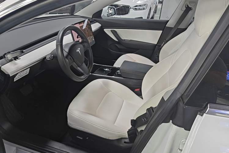 Used Tesla Model 3 2019 Long-Range Rear-Wheel-Drive Version Left Front Seat