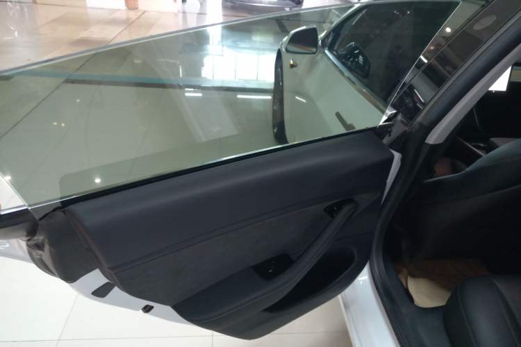 Used Tesla Model 3 2019 Standard Range Rear-Wheel Drive Upgraded Version (52 kWh) Left Rear Door Interior