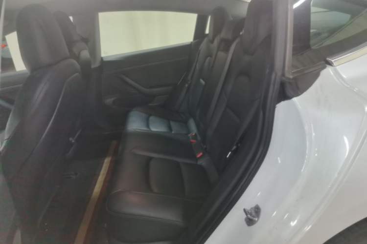 Used Tesla Model 3 2019 Standard Range Rear-Wheel Drive Upgraded Version (60 kWh) Left Rear Seat