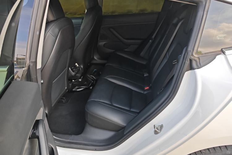 Used Tesla Model 3 2019 Long-Range All-Wheel-Drive Version Left Rear Seat