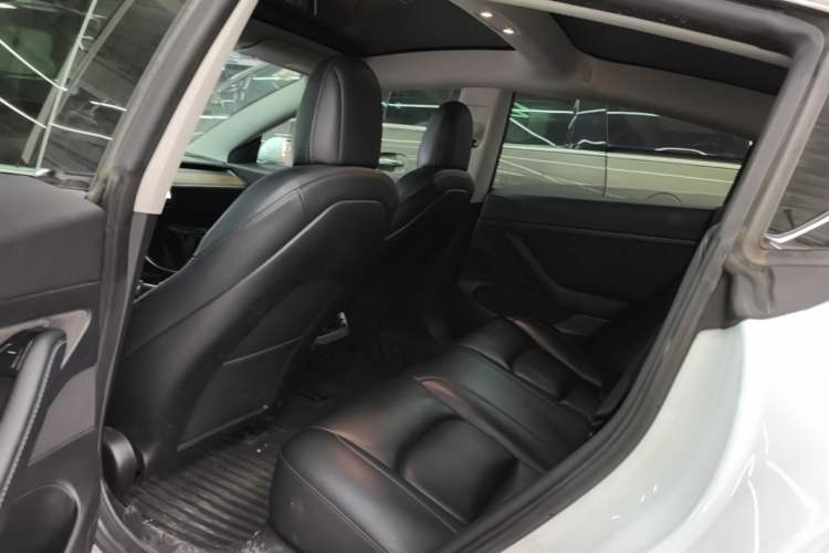Used Tesla Model 3 2019 Standard Range Rear-Wheel Drive Upgraded Version (60 kWh) Left Rear Seat