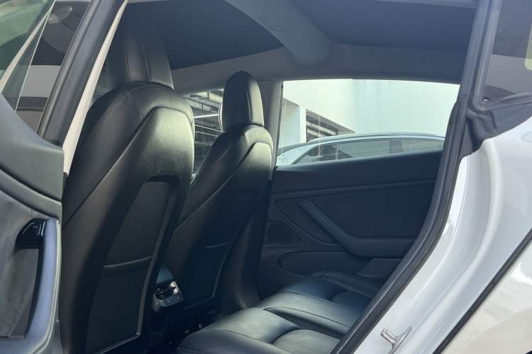 Used Tesla Model 3 2019 Standard Range Rear-Wheel Drive Upgraded Version (60 kWh) Left Rear Seat