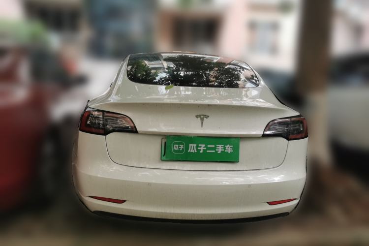 Used Tesla Model 3 2019 Long-Range Rear-Wheel-Drive Version Rear