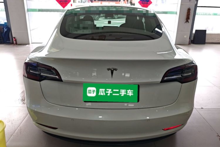 Used Tesla Model 3 2019 Long-Range Rear-Wheel-Drive Version Rear