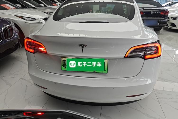 Used Tesla Model 3 2019 Long-Range Rear-Wheel-Drive Version Rear