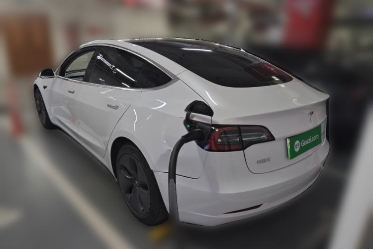 Used Tesla Model 3 2019 Standard Range Rear-Drive Upgraded Version Rear Left 45 Deg