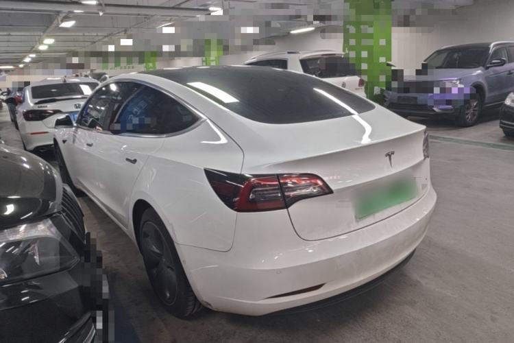 Used Tesla Model 3 2019 Long-Range All-Wheel-Drive Version Rear Left 45 Deg