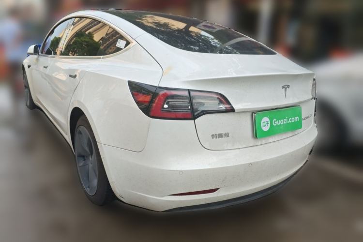 Used Tesla Model 3 2019 Standard Range Rear-Drive Upgraded Version Rear Left 45 Deg