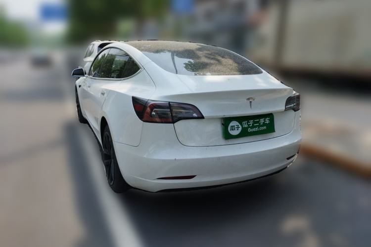Used Tesla Model 3 2019 Standard Range Rear-Wheel Drive Upgraded Version (60 kWh) Rear Left 45 Deg
