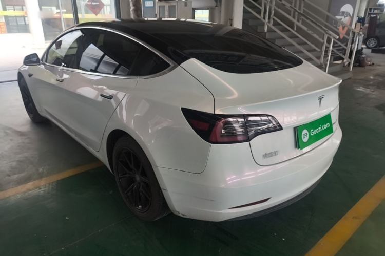 Used Tesla Model 3 2019 Standard Range Rear-Drive Upgraded Version Rear Left 45 Deg