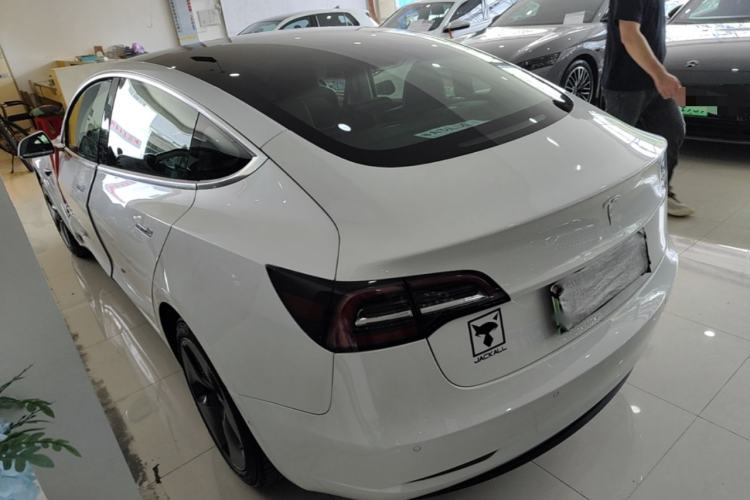 Used Tesla Model 3 2019 Standard Range Rear-Wheel Drive Upgraded Version (60 kWh) Rear Left 45 Deg