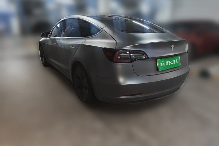 Used Tesla Model 3 2019 Long-Range Rear-Wheel-Drive Version Rear Left 45 Deg