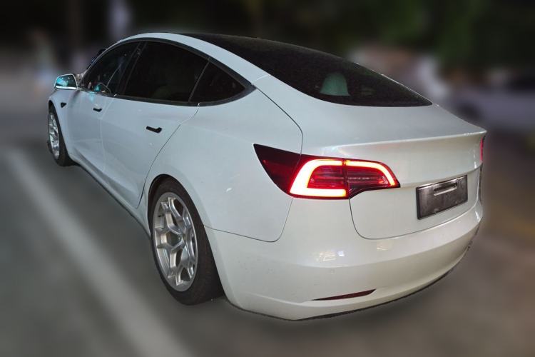 Used Tesla Model 3 2019 Standard Range Rear-Wheel Drive Upgraded Version (60 kWh) Rear Left 45 Deg