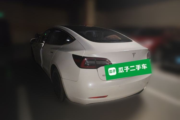 Used Tesla Model 3 2019 Standard Range Rear-Drive Upgraded Version Rear Left 45 Deg