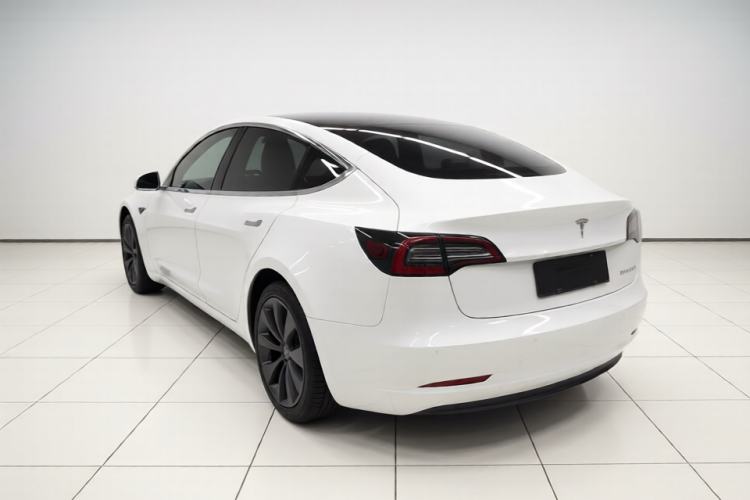 Used Tesla Model 3 2019 Long-Range All-Wheel-Drive Version Rear Left 45 Deg