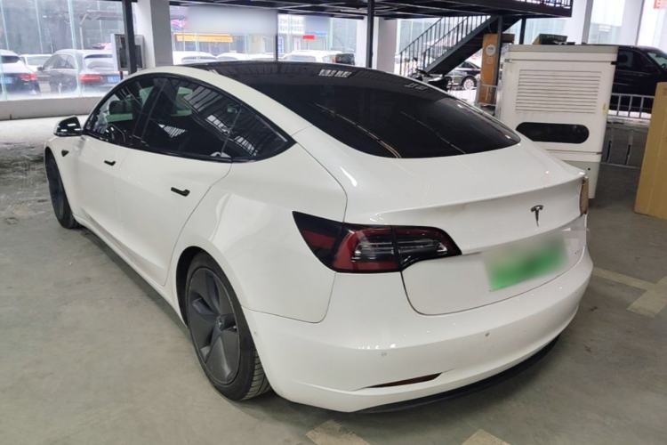 Used Tesla Model 3 2019 Long-Range All-Wheel-Drive Version Rear Left 45 Deg