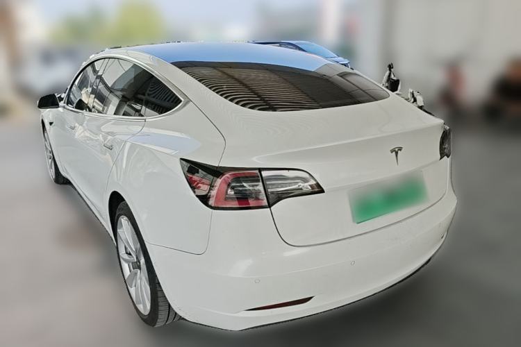 Used Tesla Model 3 2019 Long-Range Rear-Wheel-Drive Version Rear Left 45 Deg