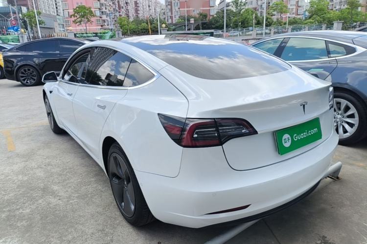 Used Tesla Model 3 2019 Standard Range Rear-Wheel Drive Upgraded Version (60 kWh) Rear Left 45 Deg