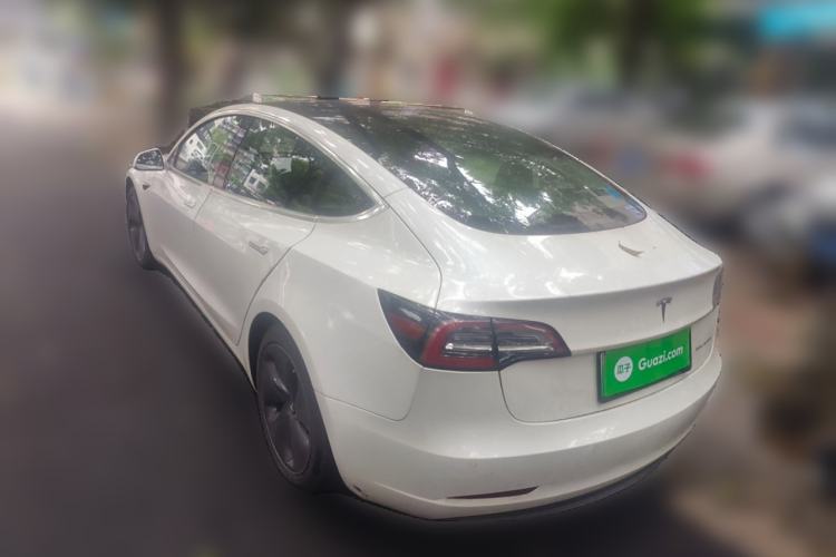 Used Tesla Model 3 2019 Long-Range All-Wheel-Drive Version Rear Left 45 Deg