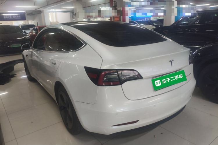 Used Tesla Model 3 2019 Long-Range All-Wheel-Drive Version Rear Left 45 Deg